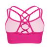 ACSUSS Kids Girls Sports Bra Spaghetti Straps Activewear Vest Crisscross Back Ballet Dancing Tank Tops Rose_Red 14 Years view 2