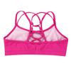 ACSUSS Kids Girls Sports Bra Spaghetti Straps Activewear Vest Crisscross Back Ballet Dancing Tank Tops Rose_Red 14 Years view 4