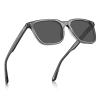 CARFIA Acetate Polarized Sunglasses for Men Womens UV400 Protection Classic Retro Square Shades Driving Glasses view 1