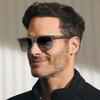 CARFIA Acetate Polarized Sunglasses for Men Womens UV400 Protection Classic Retro Square Shades Driving Glasses view 2