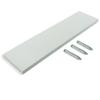 Cannon Sports Official Size Pitchers Plate - White Pitching Mound Rubber with Metal Spikes 24"x6"x1" - Baseball Softball Pitching Rubber view 1