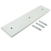 Cannon Sports Official Size Pitchers Plate - White Pitching Mound Rubber with Metal Spikes 24"x6"x1" - Baseball Softball Pitching Rubber view 2