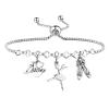SEIRAA Dance Bracelet Ballet Teacher Jewelry I Love Dance Gift Dance Charm Bracelet For Dancing Lovers (Dance Bracelet) view 1