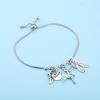 SEIRAA Dance Bracelet Ballet Teacher Jewelry I Love Dance Gift Dance Charm Bracelet For Dancing Lovers (Dance Bracelet) view 3