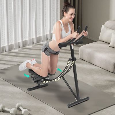 Ab Machine, Ab Workout Equipment for Indoor or Outdoor, Foldable Core & Abdominal Exercise Machine, Ab Trainer Exercise Fitness Equipment Suitable for Home Companies Gyms, 150kg/330lbs Weight Capacity