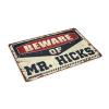 Dsoluuing Outdoor Rug Doormat Beware of Mr. Hicks Doormat Summer Welcome Mat Door Mat Outdoor Entrance (Size : 50X80CM) view 2