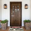 Dsoluuing Outdoor Rug Doormat Beware of Mr. Hicks Doormat Summer Welcome Mat Door Mat Outdoor Entrance (Size : 50X80CM) view 4