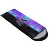 Datura home Kids Sleeping Bag for Boys Girls,Black Blue Butterfly-Lightweight Warm Portable Outdoor Indoor-Waterproof Cold Weather Resistant Sleeping Bag for Camping Hiking(Butterfly2) view 2