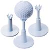 Adjustable Golf Tees - Essential Accessories for Men, Unbreakable & Durable - No Need to Repeatedly Pick Up (3 Pack White) view 1