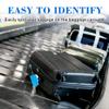 10 Pack Luggage Tags for Suitcases, Airplane Travel Essentials for Flying, International Travel Must Haves, and Luggage Accessories by Sodsay view 3