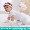 Baby Mittens Anti Scratch Baby Girl Mittens No Scratch Mittens Baby Girls Hands Gloves for 6-12 Months Babies Girls (6 Pairs) view 3