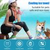 DAUERHAFT 8PCS Cooling Scarf Wrap Summer Cool Ice Towel Cold Feeling Scarf Neck Wrap Headband for Outdoor Running Cycling Collar Neck ice pack ice pack Accesorios de Hieleras view 2