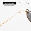 WANGOLK Gradient Cute Cat Eye Sunglasses Luxury Metal Frame Small Vintage Fashion Cateye Sun Glasses Lady UV400 Eyewear,1,One size view 4