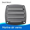 Marine Hose Vents Replacement Universal Hull Air Ventilation Outlet for 3inch/4inch Tube Boat Accessories Black/White view 3