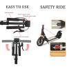 GLDDFDG Foldable Kick Scooter for Adults & Kids, Quality Aluminum Alloy,Anti-Slip Rubber Grips,Adjustable Height, Extra-Wide Deck,Large Wheels, Dual-Brake System and Dual Shock-Absorbing for A Smoot view 2