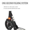 GLDDFDG Foldable Kick Scooter for Adults & Kids, Quality Aluminum Alloy,Anti-Slip Rubber Grips,Adjustable Height, Extra-Wide Deck,Large Wheels, Dual-Brake System and Dual Shock-Absorbing for A Smoot view 4