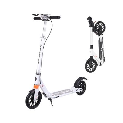 GLDDFDG Kick Scooter for Teens & Adults, 8" Big Wheels Kick Scooter,Folding Kick Scooter, 3 Adjustable Height, Dual Shock-Absorbing and Dual-Brake System,Lightweight Sports Commuter Scooter, Up to 22