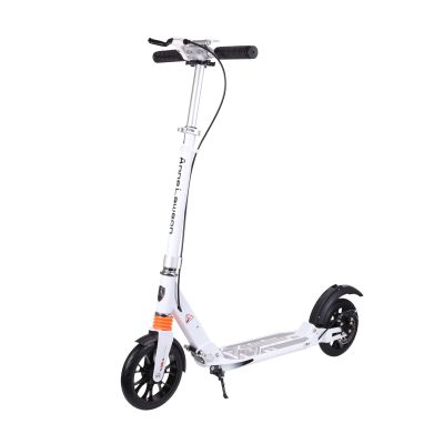 GLDDFDG Foldable Kick Scooter for Adults & Kids, Quality Aluminum Alloy,Anti-Slip Rubber Grips,Adjustable Height, Extra-Wide Deck,Large Wheels, Dual-Brake System and Dual Shock-Absorbing for A Smoot