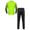 KKmeter Kids Boys Goalkeeper Padded Jersey and Pants Outfit Soccer Goalie Football T-Shirt Training Uniform (Green, 11-12) view 3