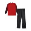 KKmeter Kids Boys Goalkeeper Padded Jersey and Pants Outfit Soccer Goalie Football T-Shirt Training Uniform (Red, 9-10) view 4
