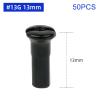 QHHVAIT 50PCS Brass Spoke Nipple 14G 13G 12G Mountain Road Bicycles Wheel E-Bike Scooter Bike Spoke Cap Brass Bike Part Coated Black view 2