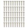 QHHVAIT 50PCS Brass Spoke Nipple 14G 13G 12G Mountain Road Bicycles Wheel E-Bike Scooter Bike Spoke Cap Brass Bike Part Coated Black view 4