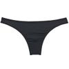 Jaxu Men's Second-skin Feel Bikini Briefs Underwear Absorbent Skimpy Briefs Hipster Half Hip Sports Underpants Black L view 2