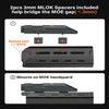 TOUGHSOUL Tactical Flashlight Red Laser Sight Combo view 3