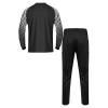 KKmeter Kids Boys Goalkeeper Padded Jersey and Pants Outfit Soccer Goalie Football T-Shirt Training Uniform (Black, 11-12) view 3