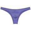 Jaxu Men's Second-skin Feel Bikini Briefs Underwear Absorbent Skimpy Briefs Hipster Half Hip Sports Underpants Blue Gray M view 1
