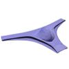 Jaxu Men's Second-skin Feel Bikini Briefs Underwear Absorbent Skimpy Briefs Hipster Half Hip Sports Underpants Blue Gray M view 2