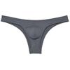 Jaxu Men's Second-skin Feel Bikini Briefs Underwear Absorbent Skimpy Briefs Hipster Half Hip Sports Underpants Dark Medium Gray L view 1
