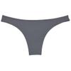 Jaxu Men's Second-skin Feel Bikini Briefs Underwear Absorbent Skimpy Briefs Hipster Half Hip Sports Underpants Dark Medium Gray L view 3