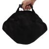 15.7412.6in Black Skillet Bag, Waterproof Oxford Cloth Frying Pan Bag Grill Plate Carry Case Camping Cookware Storage Organizers Portable BBQ Tool Accessories for Outdoor Beach Picnic(Small) view 2