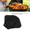 15.7412.6in Black Skillet Bag, Waterproof Oxford Cloth Frying Pan Bag Grill Plate Carry Case Camping Cookware Storage Organizers Portable BBQ Tool Accessories for Outdoor Beach Picnic(Small) view 3