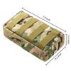 Gogoku 4-Pack Molle Pouch Long Tactical Molle Pouches Compact Utility EDC CP view 2