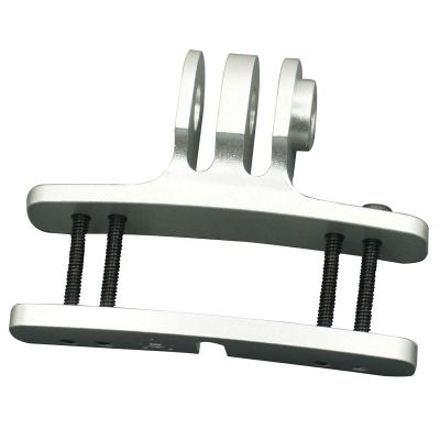AOOHYEO for Goggle Camera Base - Paintball Face Mask Mount Bracket ClampsSilver