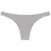 Jaxu Men's Second-skin Feel Bikini Briefs Underwear Absorbent Skimpy Briefs Hipster Half Hip Sports Underpants Light Gray M view 3