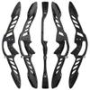 25" ILF Recurve Bow Riser ILF Device Aluminum Alloy Bow Handle American Hunting Recurve Bow Grip Right Handed for Outdoor Archery Shooting (Black)