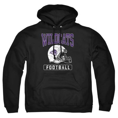 Abilene Christian University Official Football Helmet Unisex Adult Pull-Over Hoodie, Black, 2X-Large