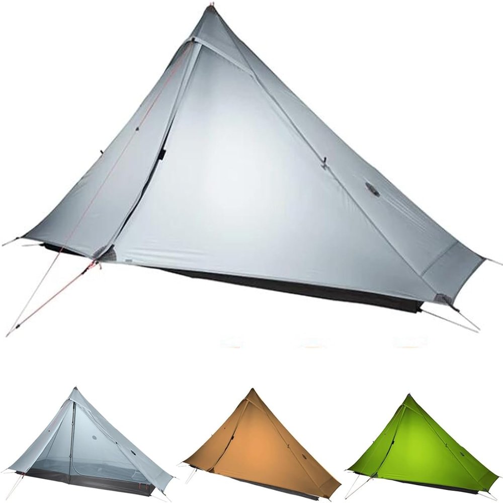 3F UL Gear Lanshan Pro Ultralight Tent 4-Season Camping Tent, Ideal for Camping in The Garden,Outdoor Lightweight Camping Shelter and Hiking Tent