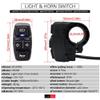 Gaderth Ebike Headlight and Tail Light Sets, LED Night Spotlight Cycling Modification Parts, 48V/36V Front Rear Warning Lights Kit with E-Bike Headlight Turn Signal Rear Light, 12V-72V Switch 24-48V view 3