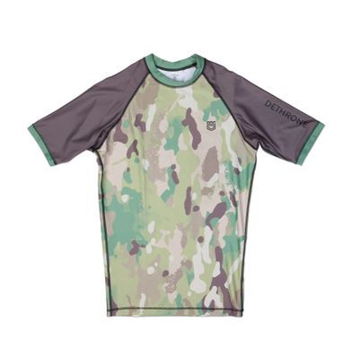 DETHRONE Men's Camo Rash Guard - M