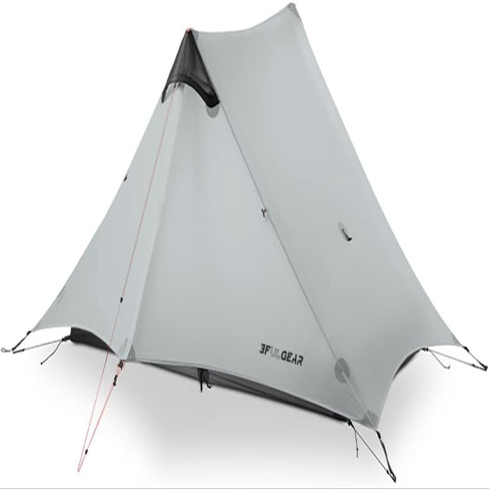 3F UL Gear Lanshan Ultralight Tent 4-Season Camping Tent, Ideal for Camping in The Garden,Outdoor Lightweight Camping Shelter and Hiking Tent