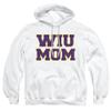 Western Illinois University Official Mom Unisex Adult Pull-Over Hoodie, White, Medium view 1