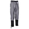 Mens Medieval Capris Drawstring Waist Ankle Banded Pants Viking Navigator Pirate Trousers Renaissance Gothic Pants Black view 2