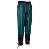 Mens Medieval Capris Drawstring Waist Ankle Banded Pants Viking Navigator Pirate Trousers Renaissance Gothic Pants Green view 2