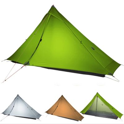ROOMEDAL 3F UL Gear Lanshan PRO Lanshan Ultralight Tent 3 Season Backpacking Tent for 1 Person, Waterproof Professional Tents for Camping, Trekking, Kayaking, Climbing, Hiking