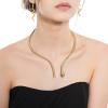 Long tiantian Snake Bracelet Necklace for Women Gold Bendable Snake Jewelry Glexible Choker Necklace for Hollween Party Costume Accessories 2025 view 2