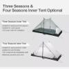 3F UL Gear Lanshan Ultralight Tent 4-Season Camping Tent, Ideal for Camping in The Garden,Outdoor Lightweight Camping Shelter and Hiking Tent view 3